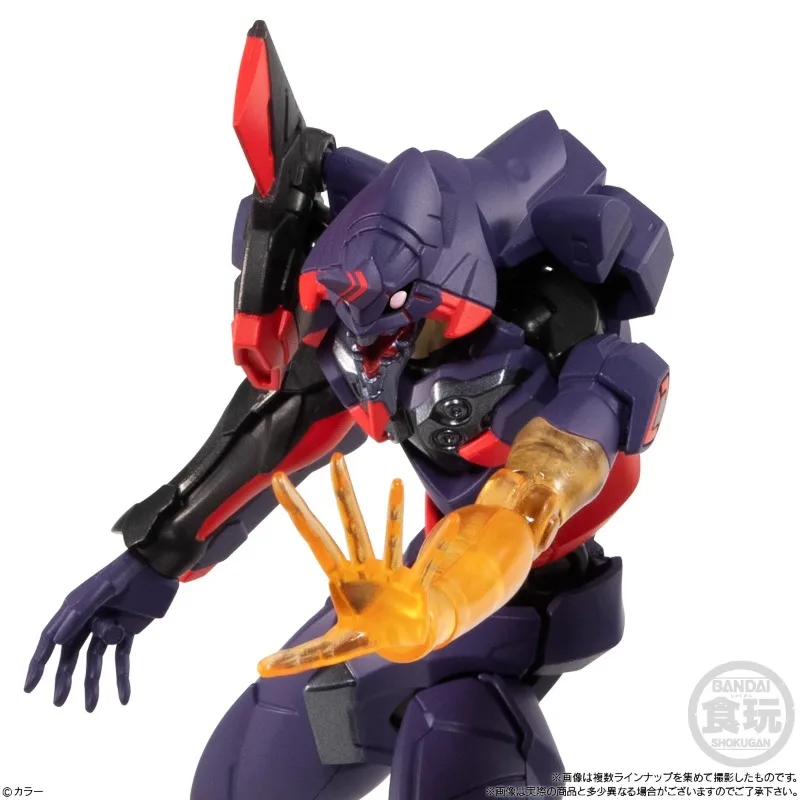 BANDAI EVA-FRAME Rebuild of Evangelion Ikari Shinji CANDY TOY Original Anime Action Figure Model Toys in Shelf