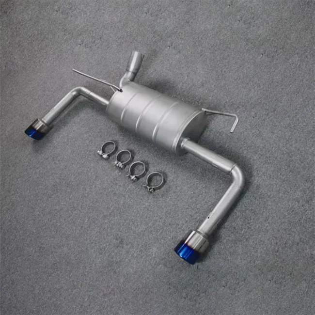 Exhaust Pipe System Stainless Steel Exhaust Muffler For Jeep Wrangler 3.8/2.0TConversion Exhaust Fit