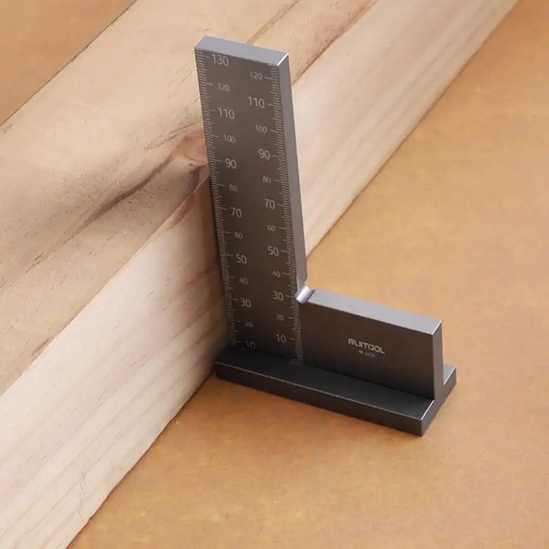 Right Angle Ruler Right Angle Square L Shaped Measuring Ruler 90 Degree Wide Base Ruler For Measuring Scribing Drawing