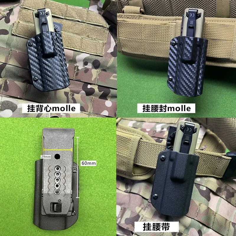 

Цельный защитный чехол для фонарика Kydex, ножны K-Sheath с зажимом для ремня для OLIGHT AK UItra