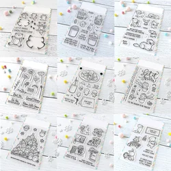 Happy Birthday/Snow much love Cutting Dies and Stamps Big Christmas Sentiments Words Die For DIY Scrapbooking Card Craft Making