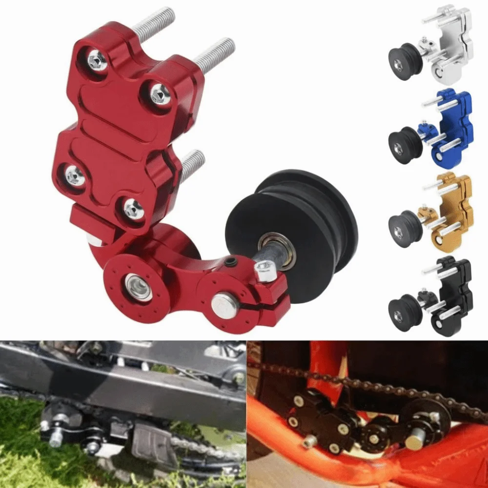 

Aluminum Alloy Adjuster Chain Tensioner Roller Black Red Silver Blue Gold Brand New Transmission Parts Universal Fit