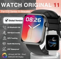 Versión Global IOS serie Original reloj S11 pulsera HD AMOLED pantalla Smartwatch llamada GPS relojes deportivos impermeables hombres mujer