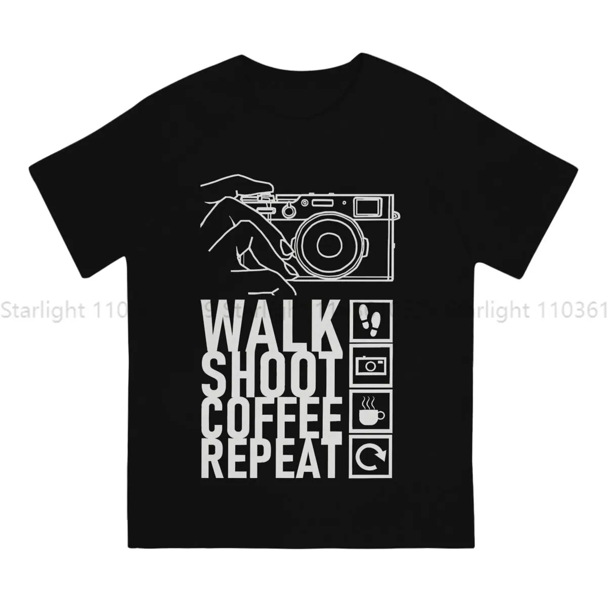 Fujifilm X100V Photo Walk TShirt For Male Photographer Camera Patent Clothing Novelty T Shirt Soft