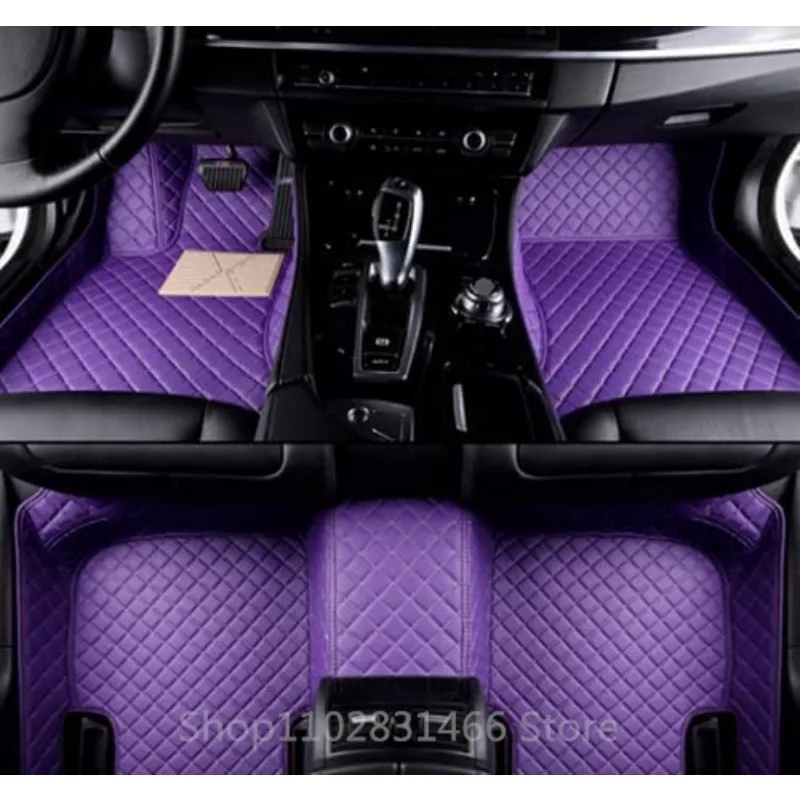 Car Floor Mats for Peugeot 508L 2022 2021 2020 2019 Leather Carpet Custom Auto Styling Foot Pads Car Accessories Interior Covers