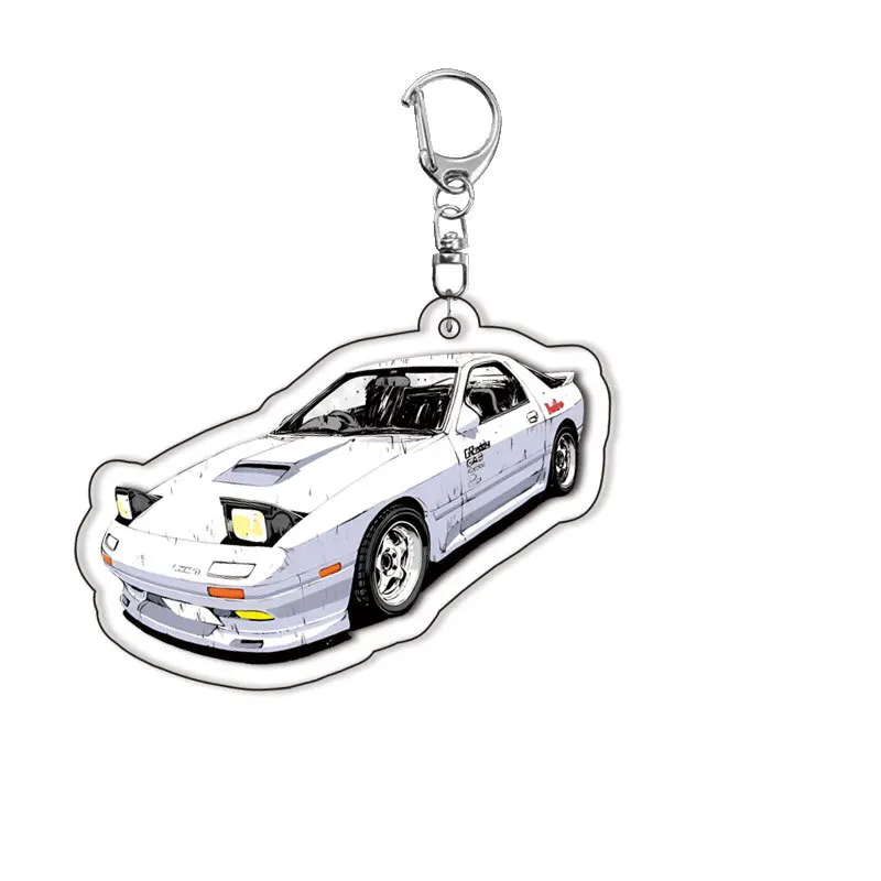 Anime Initial D Cosplay COSTUME Acrylic Key Chains Keyring Prop Xmas Gift