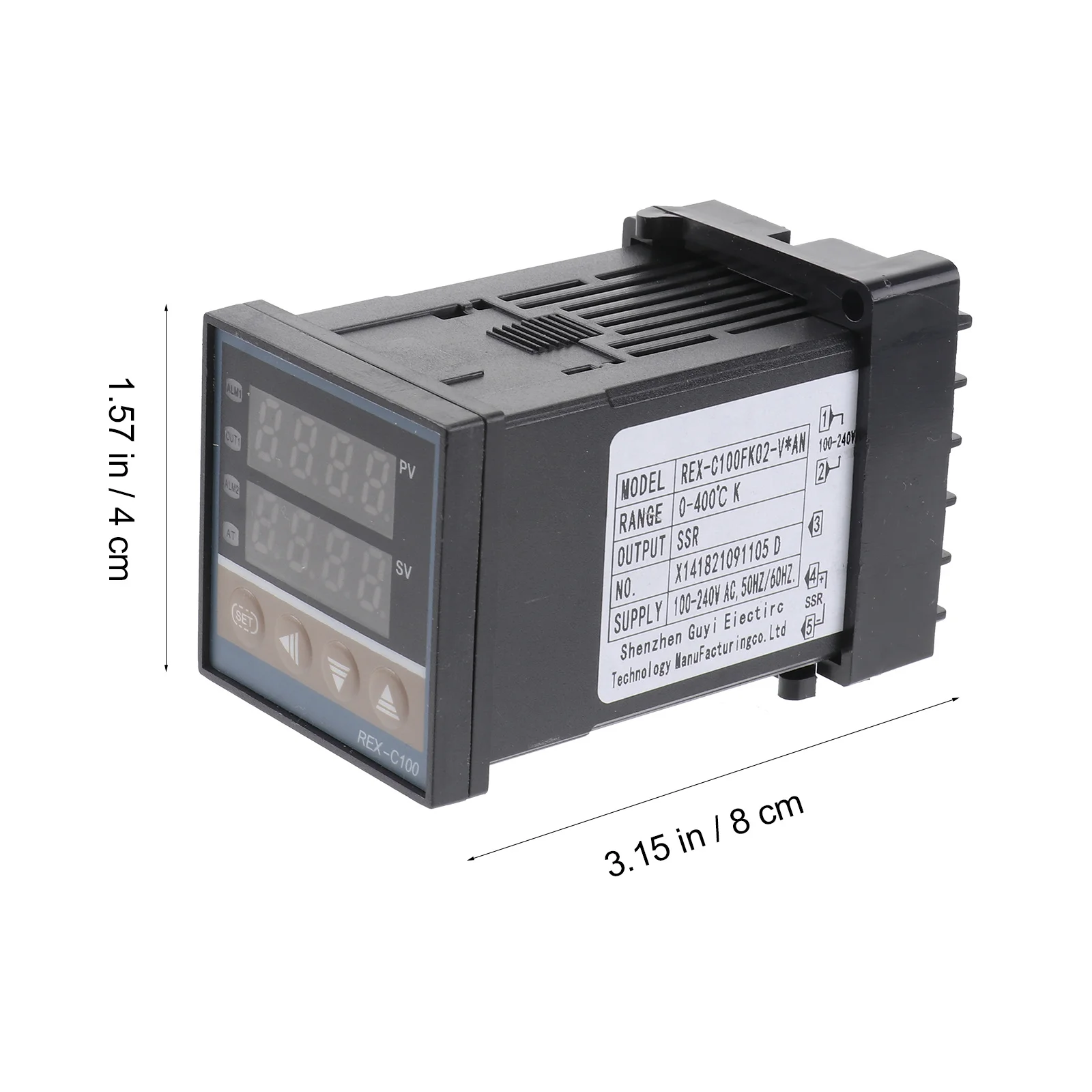 4Pcs Temperature Controller - Digital Thermostat Ssr Output K Type Thermocouple Sensor Accurate Intelligent