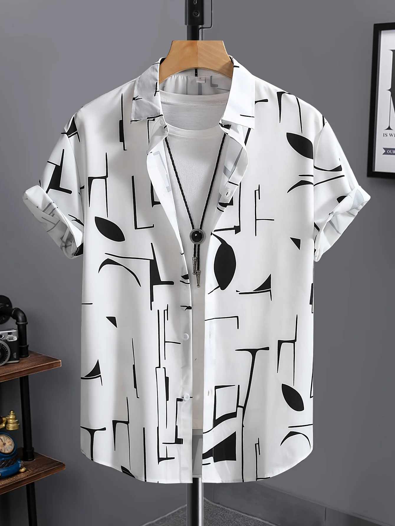 2026 Summer Men's Shirt - 3D Printed Design Breathable Lightweight Stylish and Fashionable Outdoor Men's Clothing