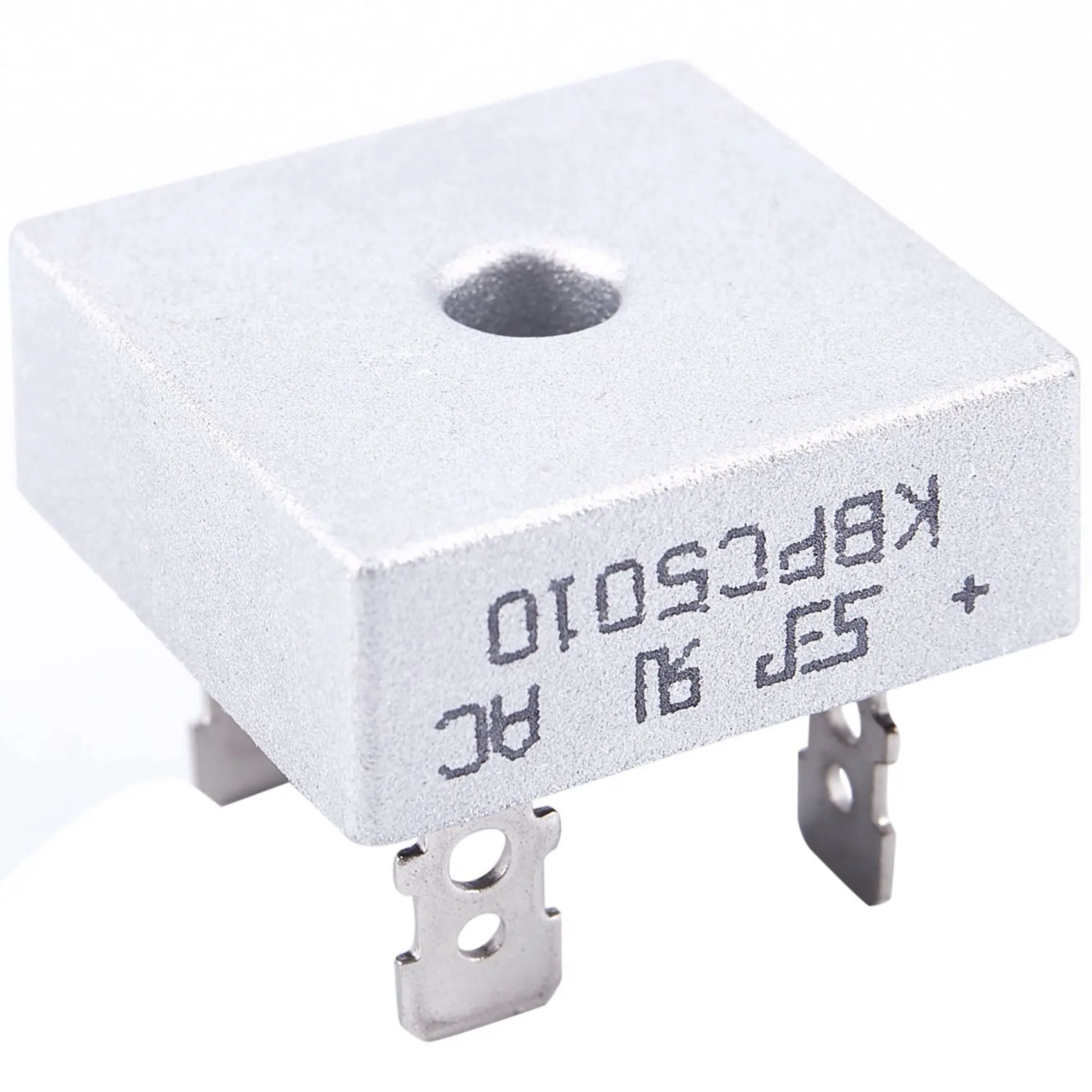 B21B 12X 50A 1000V 금속 케이스 단상 다이오드 브리지 정류기 KBPC5010