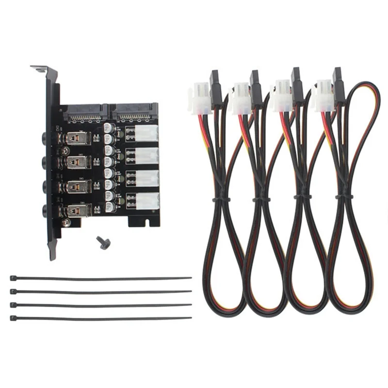 Superior-Power Saving PCI Expansion Card With SATA Cable Enhances PC Performance Dual Channel Hard Drive Controller