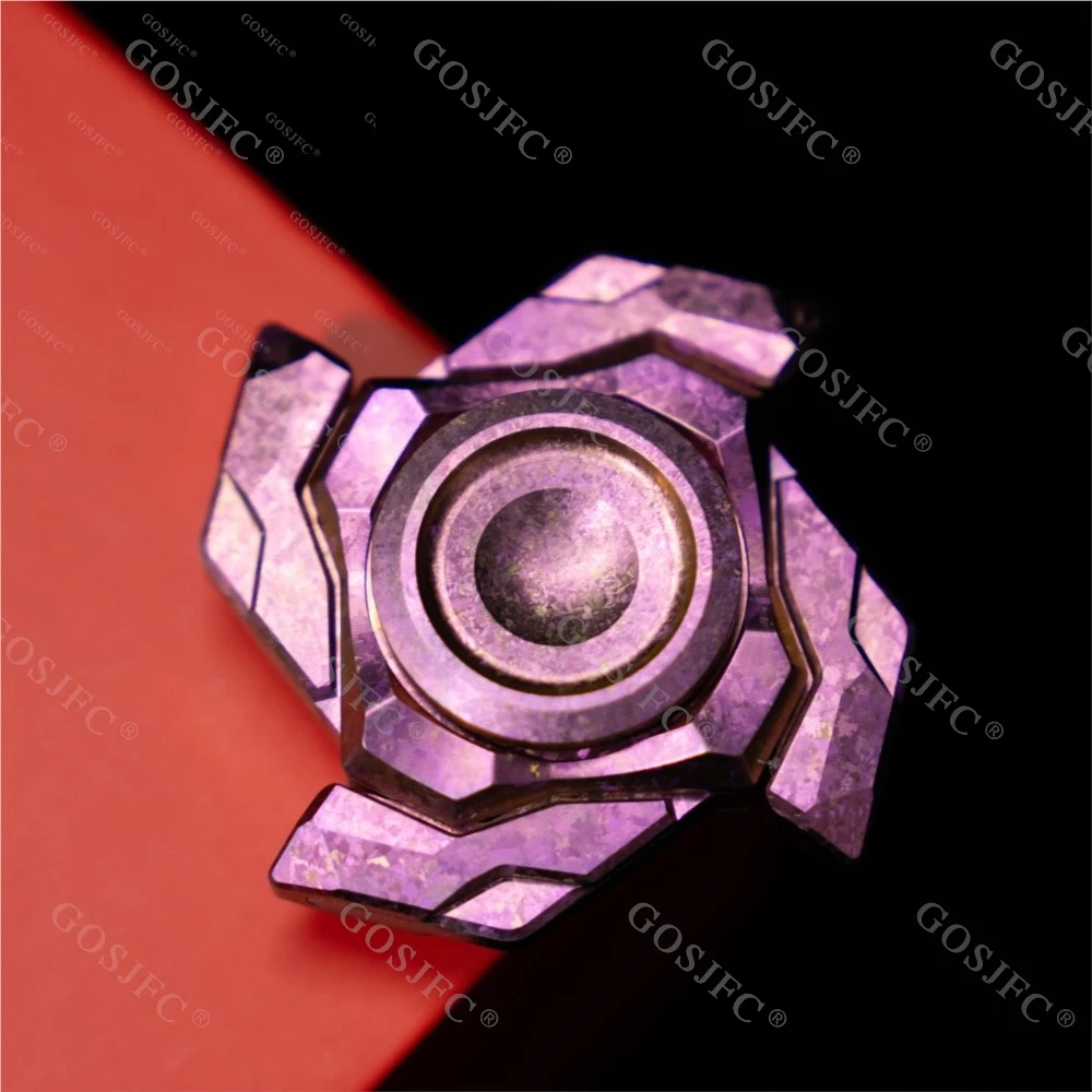 Hope EDC Haze 3.0 คริสตัลไทเทเนียมแม่เหล็กดูดเปิด Fidget Spinner Fidget ของเล่นสําหรับผู้ใหญ่ความวิตกกังวลของเล่น