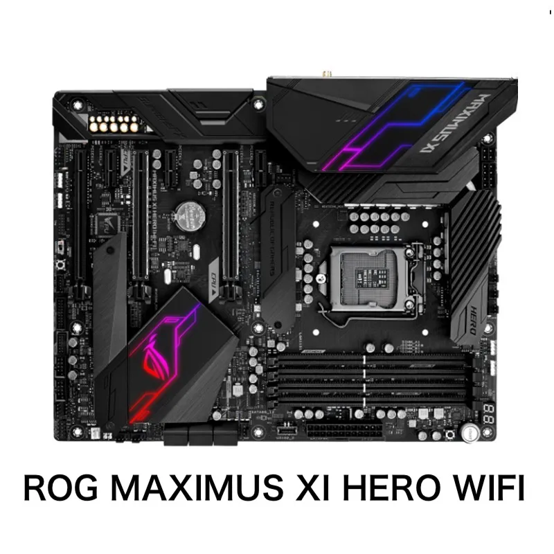 

For Asus ROG MAXIMUS XI HERO WIFI Motherboard 64GB LGA 1151 DDR4 ATX Z390 Mainboard 100% Tested OK Fully Work Free Shipping