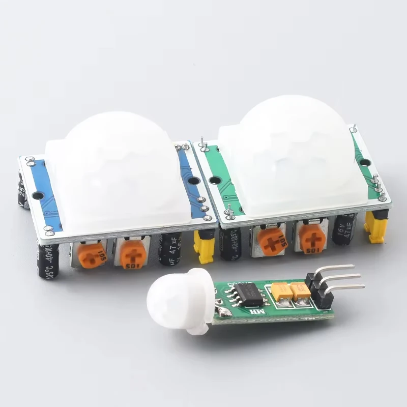 HC-SR501 HC-SR505 AM312 ajuster IR pyroélectrique infrarouge Mini module PIR capteur de mouvement détecteur Module support pour Arduino