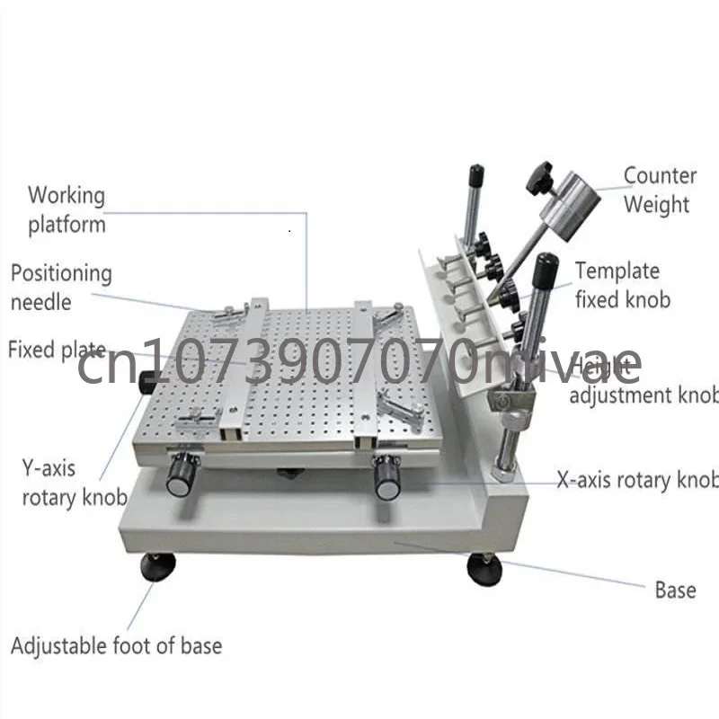 Factory Supply High Precision LED Assembly Line SMT Stencil Printer Solder Paste PCB Screen Printing Machine