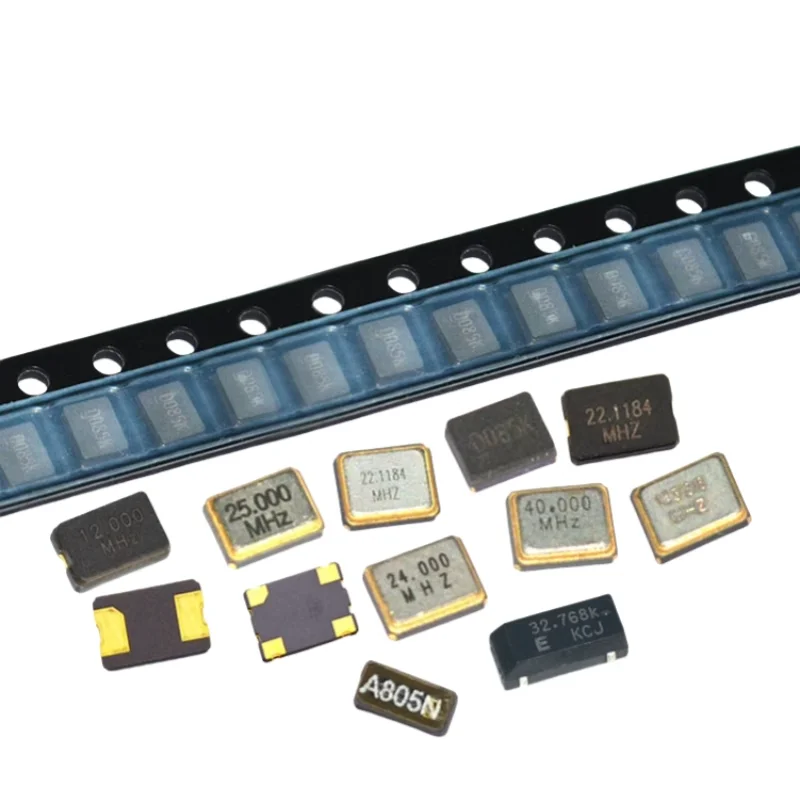 

100pcs 5032-4P SMD Passive Crystal Oscillator 8M 11.0592M 12M 13.560M 16M 19.2M 24M 25M 32Mhz
