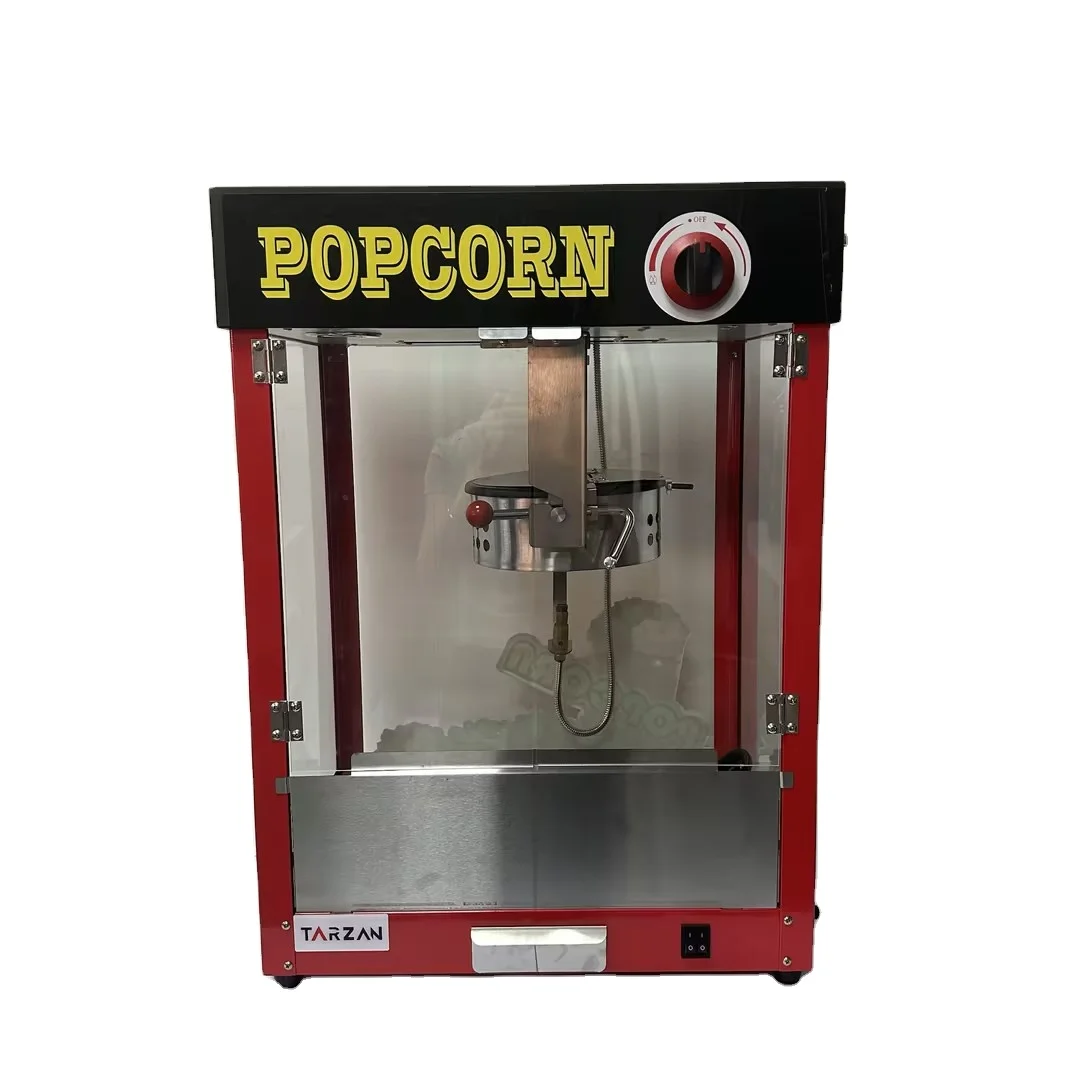 Máquina automática de palomitas de maíz de caramelo tipo Gas de alta calidad, operada comercial/máquina de palomitas de maíz