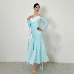 Customized Ballroom Dance Competition Dress Waltz Dress 2024 New  High Quality Modern Dance Costume Tango Party Practice Outfits