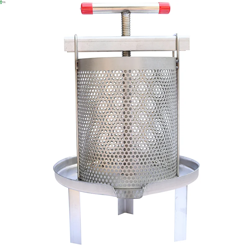 Household Stainless Steel Mesh Sugar Extraction and Honey Press Manual Pressure Wax Press Juice Press Sugar Press