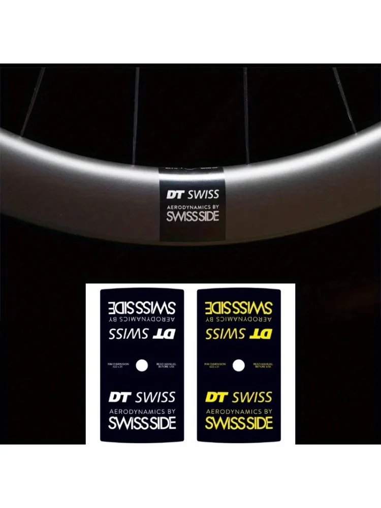 AliExpress 2PCS/SET "DT Swiss Swiss Side Sticker, Vinyl Decal for Bikes, Laptops, Gear – Must-Have for Cycling Enthusiasts"