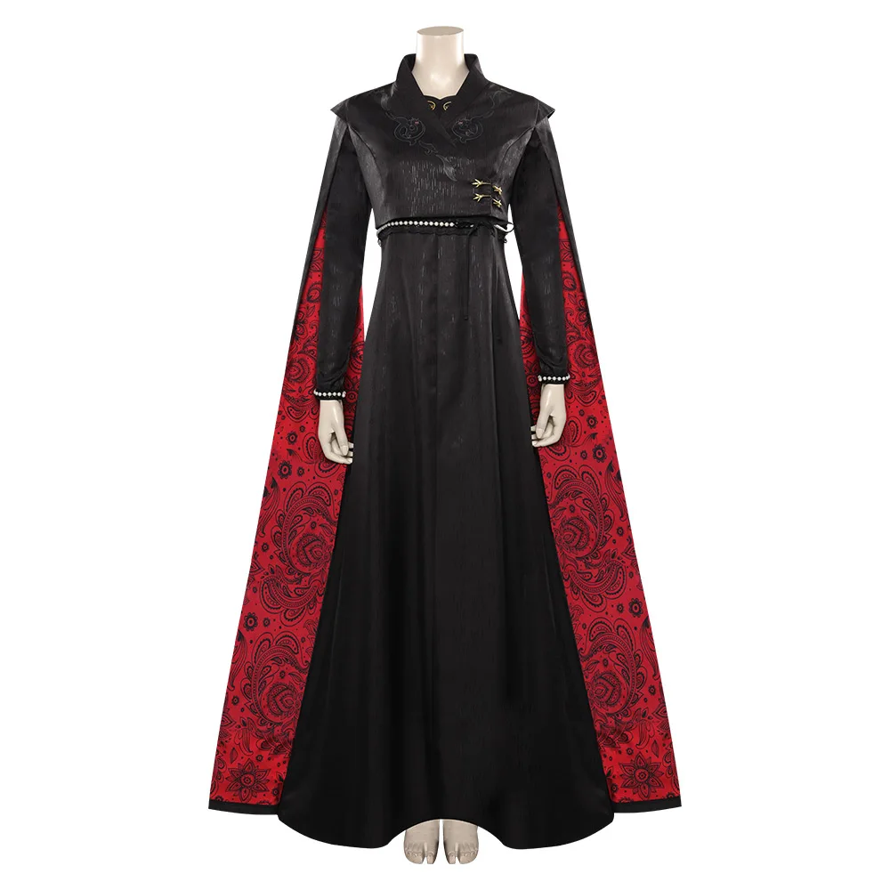 Rhaenyra Costume Cosplay Alicent Dress Coat Robe outfit Halloween Carnival Party Fantasia Daemon Suit gioco di ruolo per donna uomo