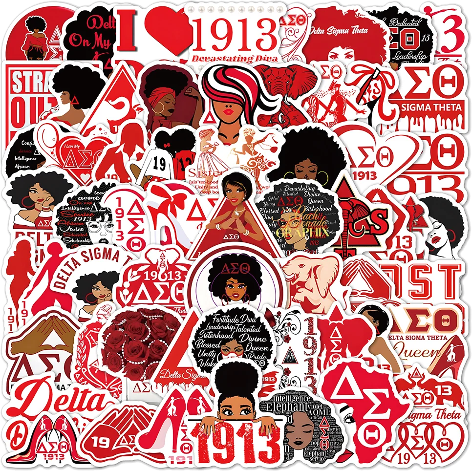 

62pcs Fraternity Waterproof Doodle Sticker DIY Motorcycles Stickers, for Car Laptop Phone Case Luggage Water Bottle Cup