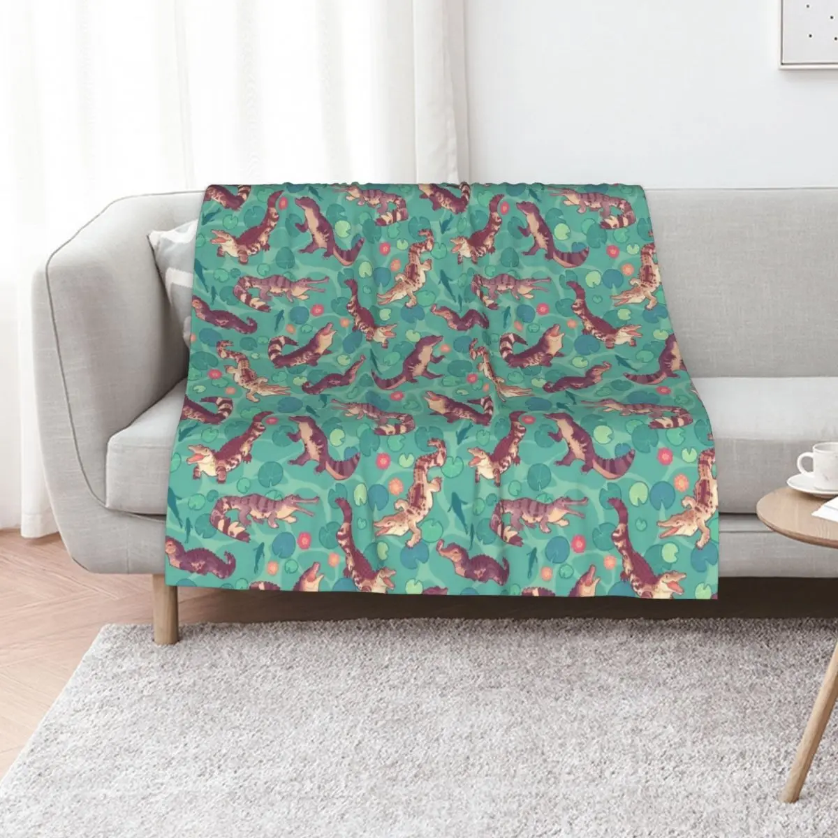 

Crocodilians in clear waters Throw Blanket Luxury Thicken Extra Large Throw Sleeping Bag for sofa Blankets