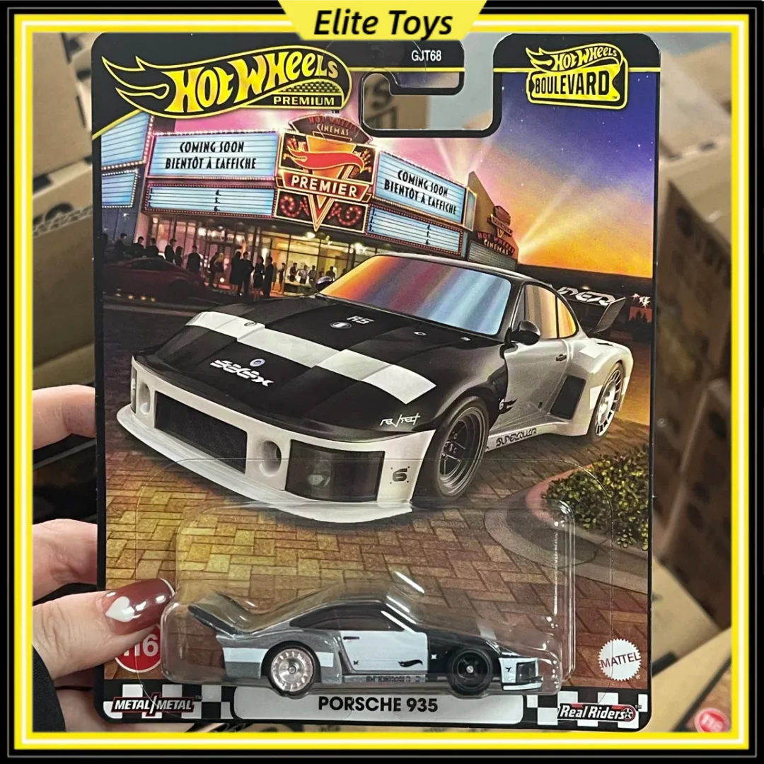 

Hot Wheels Premium Boulevard Porsche 935 Mattel 1:64 Scale Diecast Car Model Alloy Vehicle Collectible Toy Trendy Boys Gift