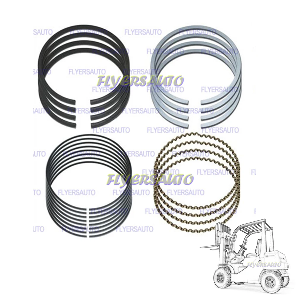 

Piston Ring 13011-76001-71 Used for TOYOTA 5-7f 5K Std/+25/+50 with #FLYERSAUTO Forklift Parts