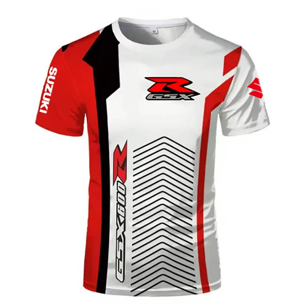

Suzuki high-quality 2026 outdoor sports Men's T-shirt 3D printed motorcycle design Suzuki top Cool men/Women short-sleeved