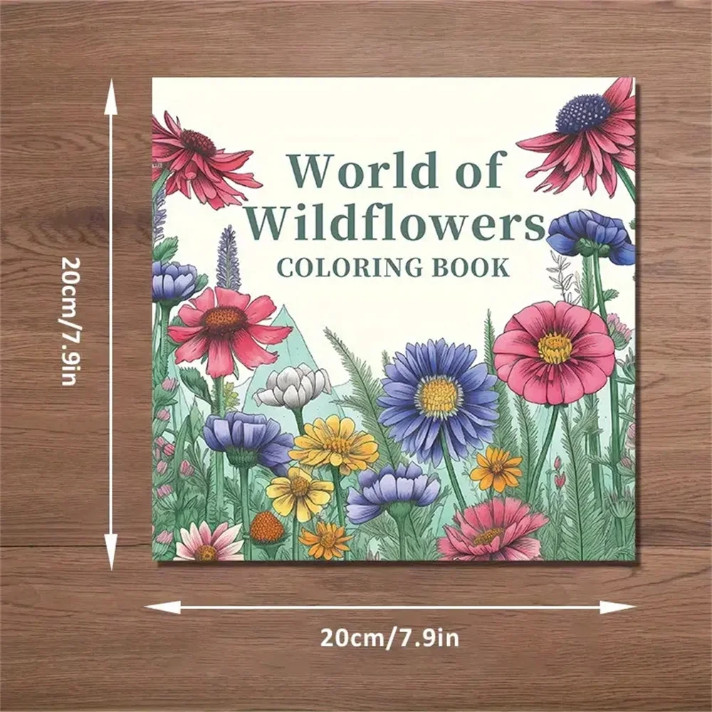 Imagem -06 - Arte Coloring Book Páginas Duplas Aliviar o Stress Kill Time Graffiti Painting Drawing Book Birthday Party Gift Original 20 Páginas