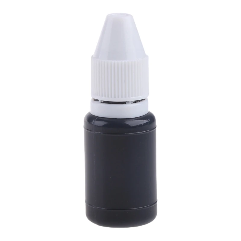 E9LB 10ml Refill Ink Stamp Refill Ink Eco-friendly Quick Drying for Most Identity Theft for PROTECTION Roller Stamps