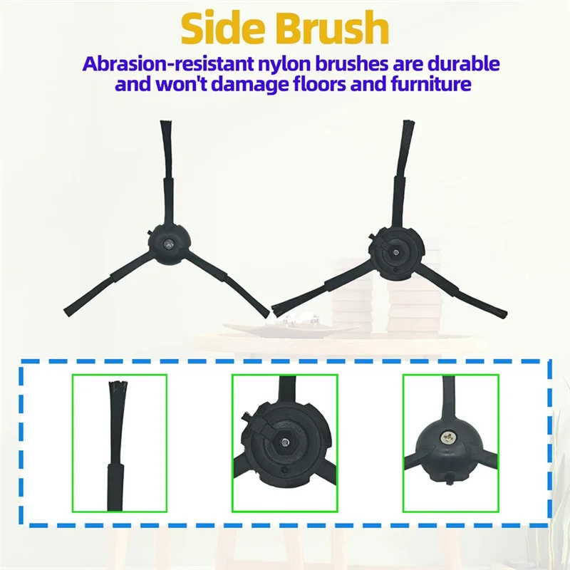 A005-Roborock Q5 Pro/Q5 Pro+/Q8 Max/Q8 Max+ ロボット掃除機メインサイドブラシ Hepa フィルターモップ布ダストバッグ