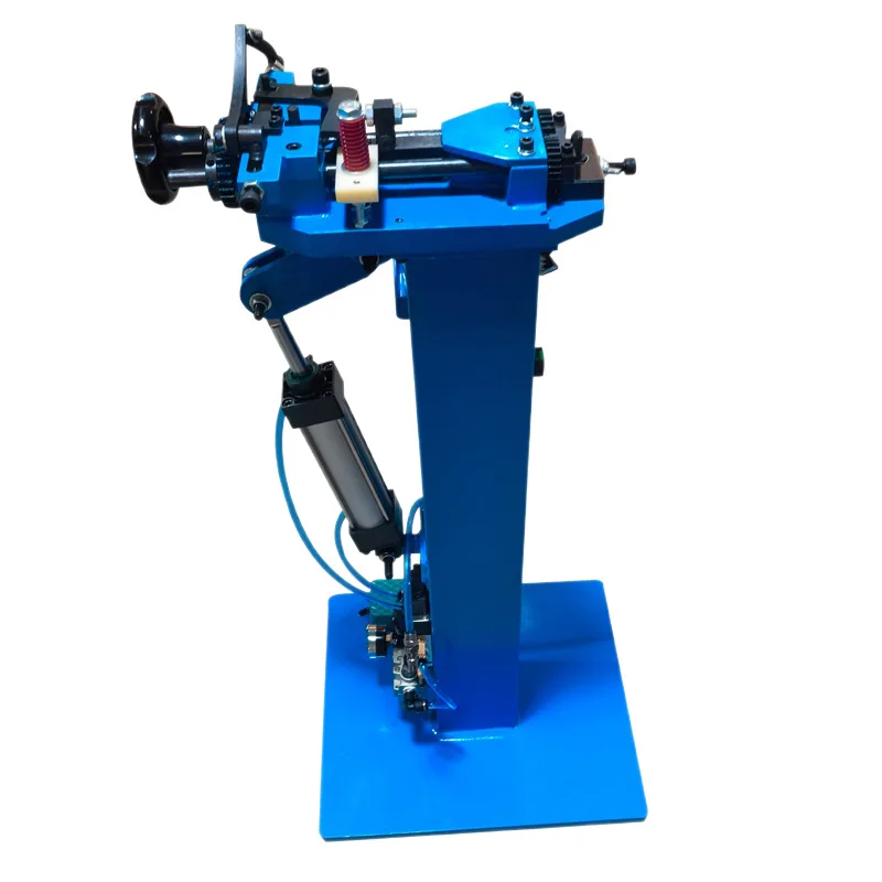 Automatic Buckle Stapling Machine New Condition Leather Belt with Core Components Motor Pump Warranty Service 220/380V 38kg