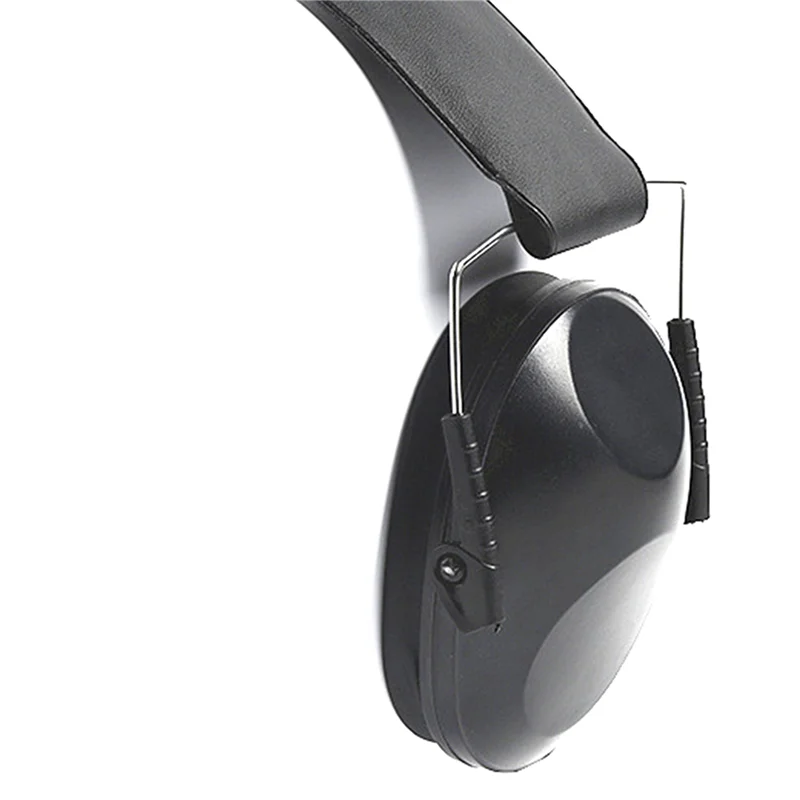 A52T 4X Noise-Canceling Earmuffs For Kids & Adults - Wireless, Adjustable Earmuffs For Workplace Hearing Protection Black