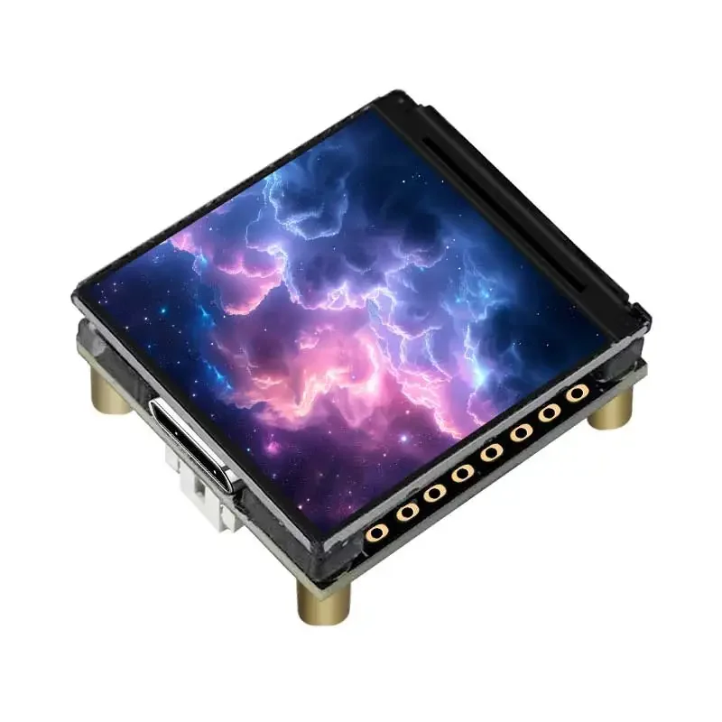 ESP32-S3 LCD Development Board-1.3 Inch ST7789 Display (240x240) with QMI8658 Gyro Sensor, SD Slot & LVGL Support-Mini TV