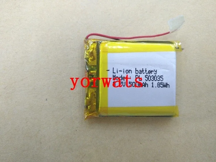 Neue heiße, wiederaufladbare Li-Ionen-Zelle, 3,7 V Polymer-Lithium-Batterie 503035   500 mAh Direktverkauf