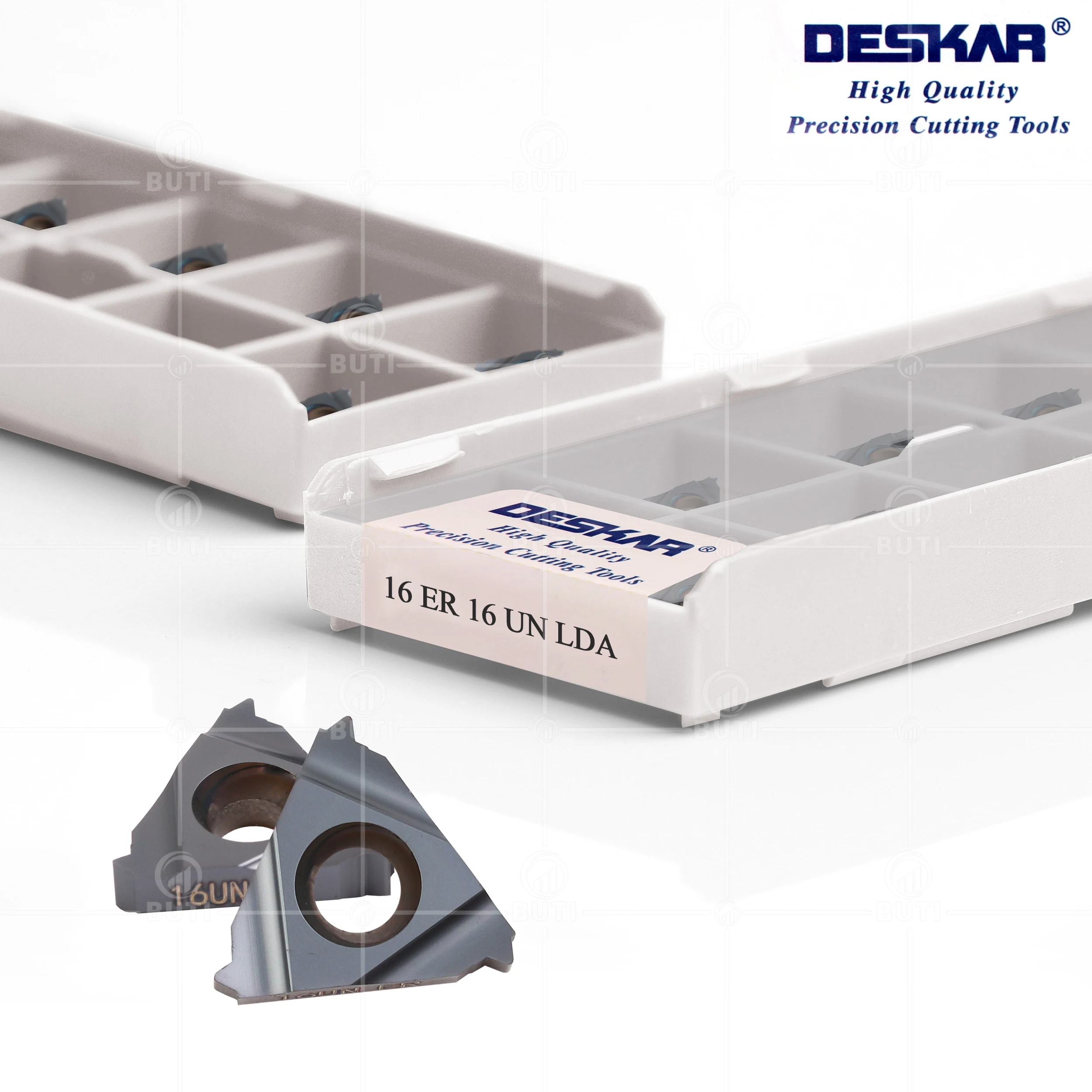 Imagem -02 - Deskar 100 Original 16er 16ir 8un 10un 12un 14un 16un 18un 20un 24un Lda Ldc Inserções de Carboneto de Rosca Cnc Torno Peças de Ferramenta