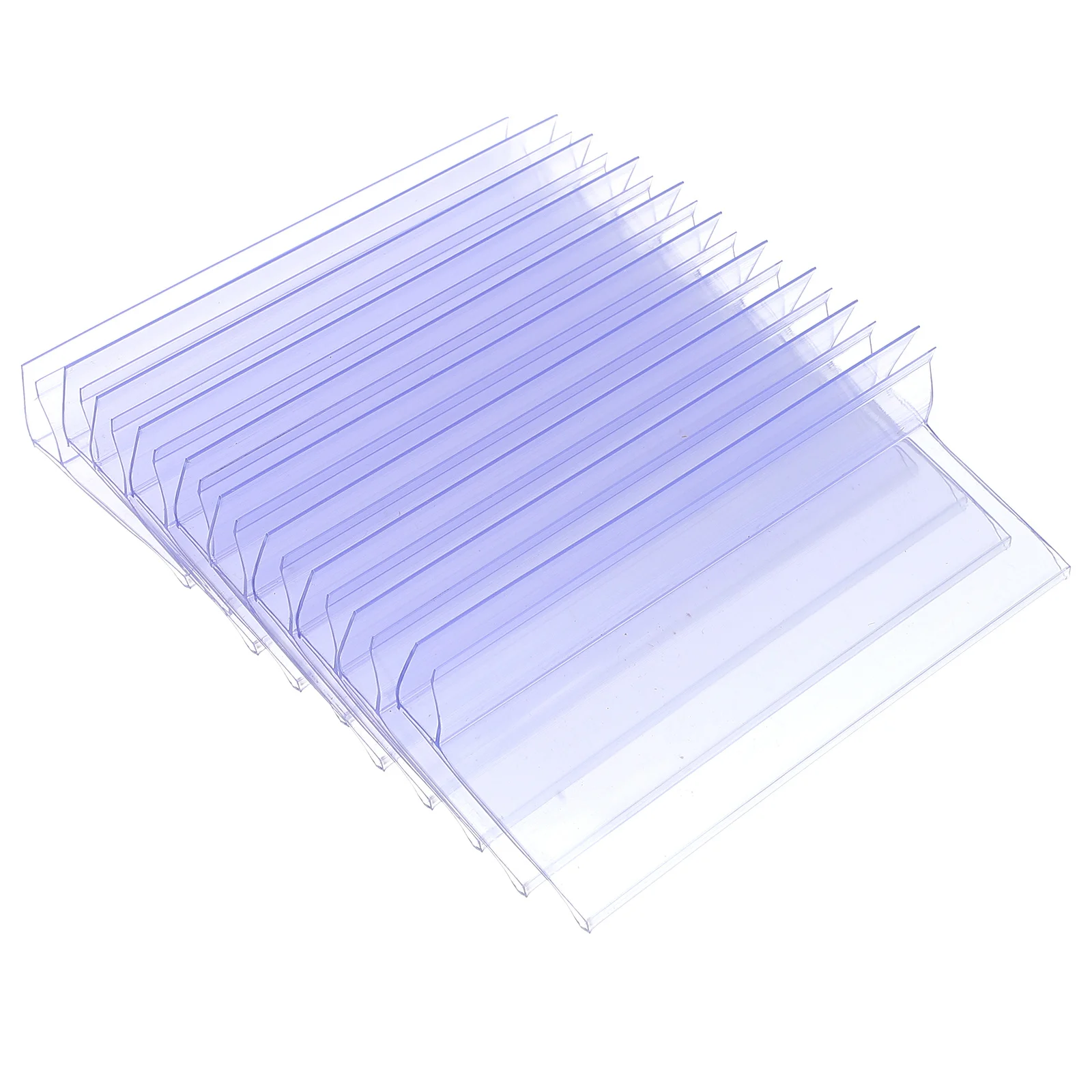 10個のクリアプライスラベルホルダー透明プラスチックタグスタンド、小売店での製品識別を容易にするプラスチックラベルラック