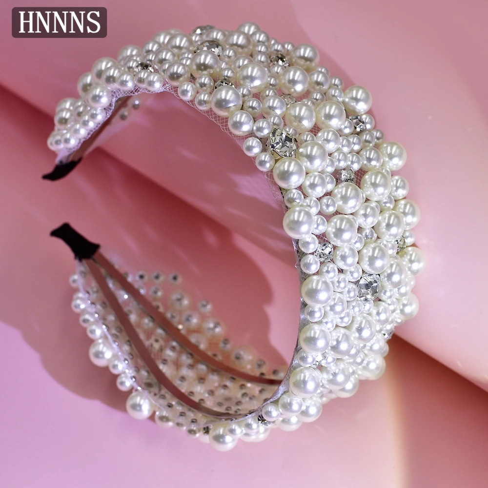 TOPQUEEN เครื่องประดับผมเจ้าสาวงานแต่งงานทำด้วยมือแฟชั่นไข่มุกสุภาพสตรีงานเลี้ยงเต้นรำปาร์ตี้เครื่องประดับผมหรูหรา YXA210