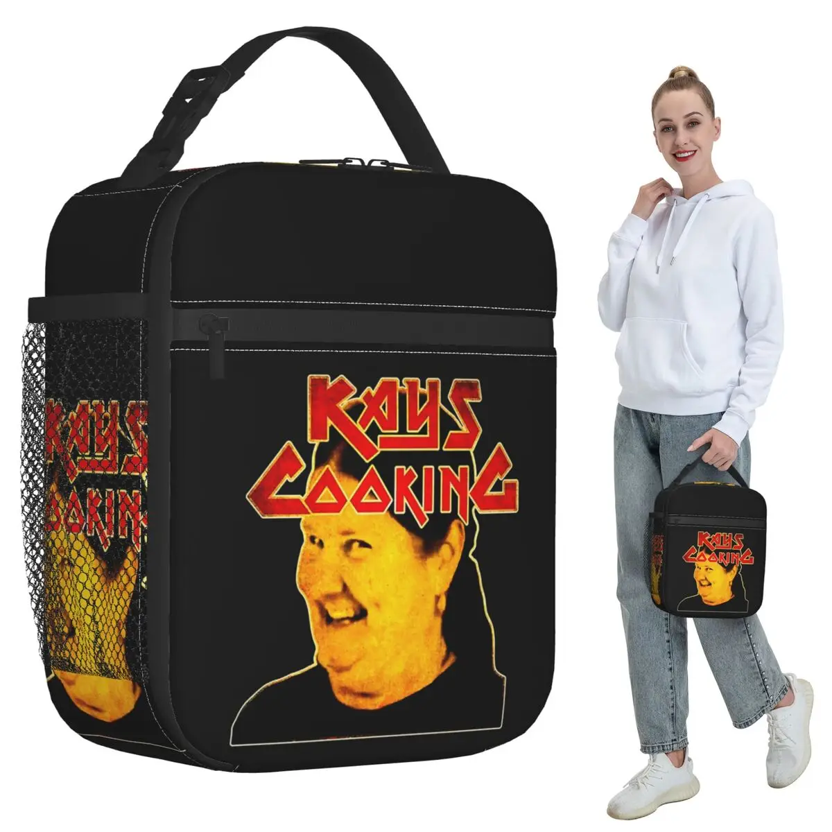 KAYS COOKING Classic Insulated Lunch Bag for Kids School Cooler Thermal Food Box Tote Portable Lunch Boxes Container