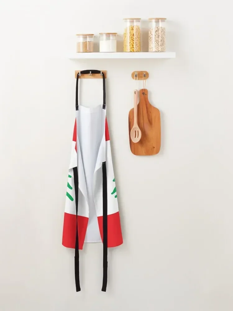 Flag of Lebanon Apron Customizable cooks clothes For Home Accessories Apron