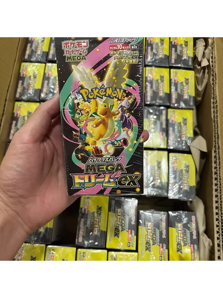 Japanische Pokemon TCG MEGA Dream Ex Booster Box Dragonite Fabrikversiegelt PTCG Sammelkarten Kollektion Kinderbox