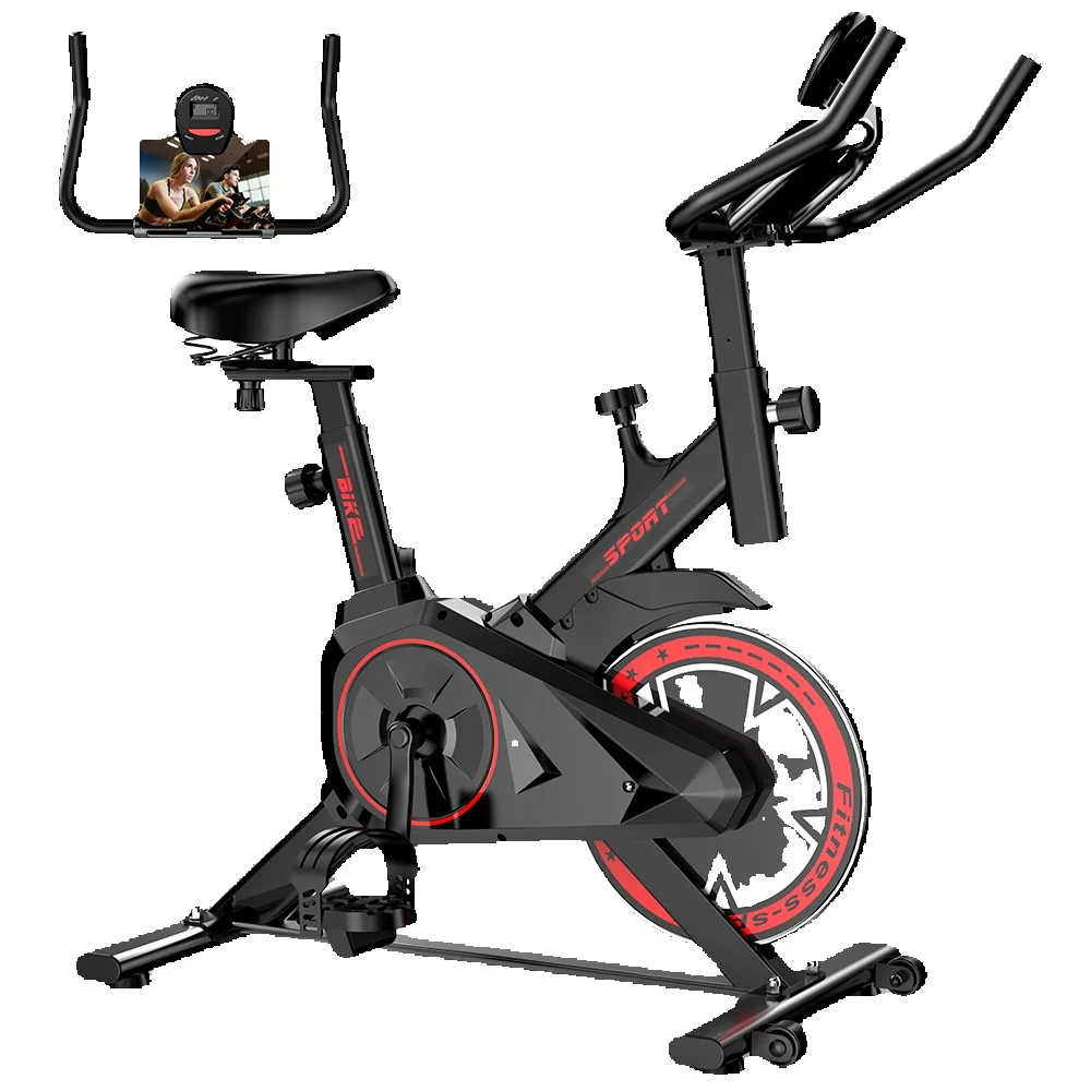 Formill QK101 Indoor Spinfiets, Stille Riemaandrijving, Verstelbare Weerstand, Elektronisch Display, Cardio Trainer voor Thuisgebruik - afbeelding 2