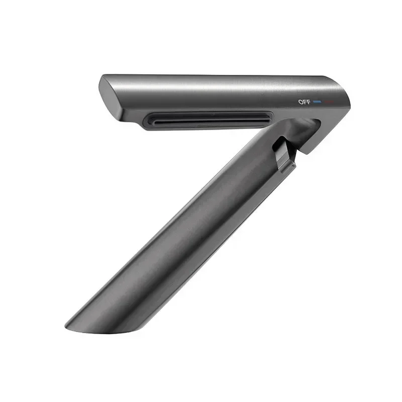 

All-copper creative minimalism, gun gray waterfall basin faucet, household