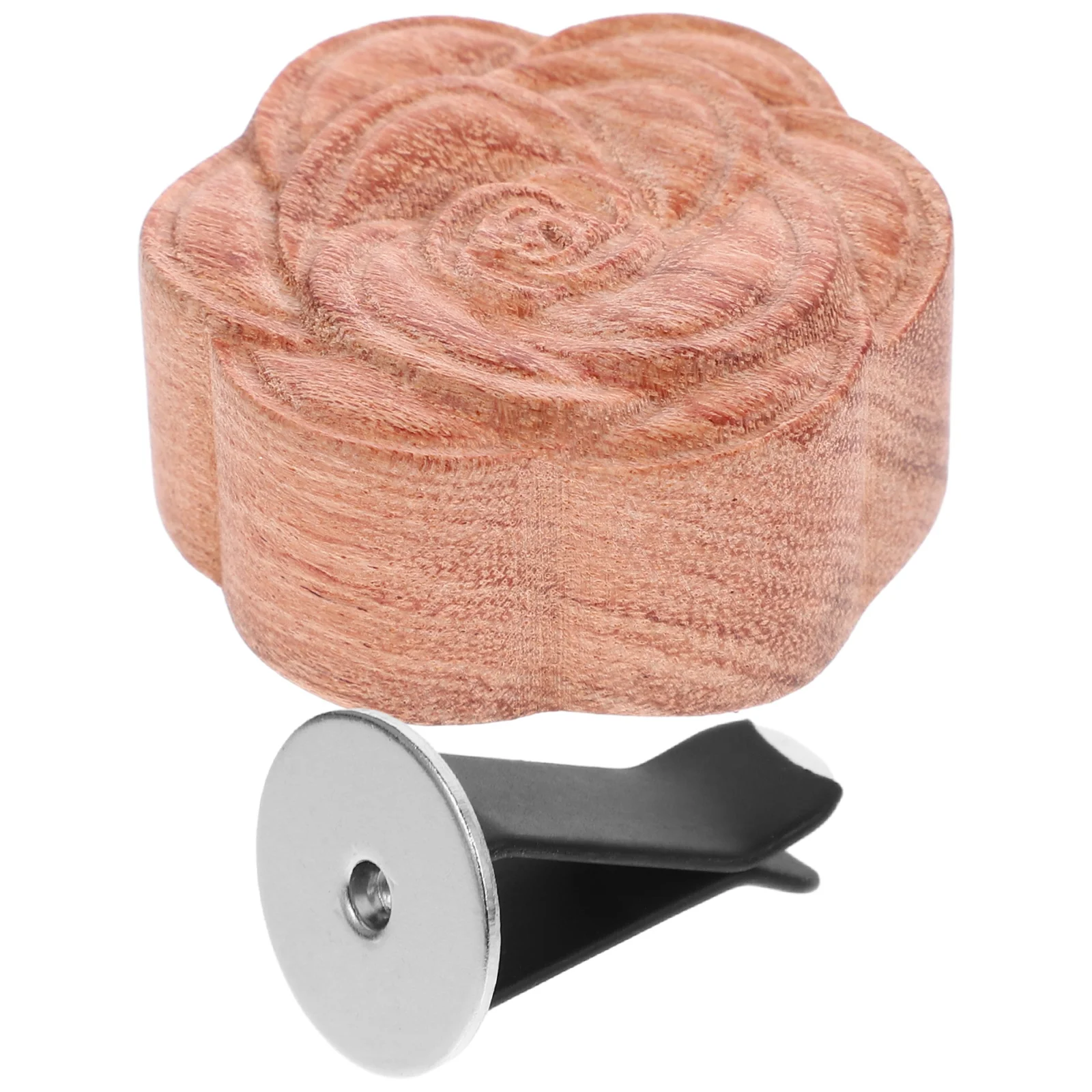 

Wooden Diffuser Block Small Flower Shape Fine Polished Smooth No Burr Home Car Aroma Essential Oil Diffuser Decor