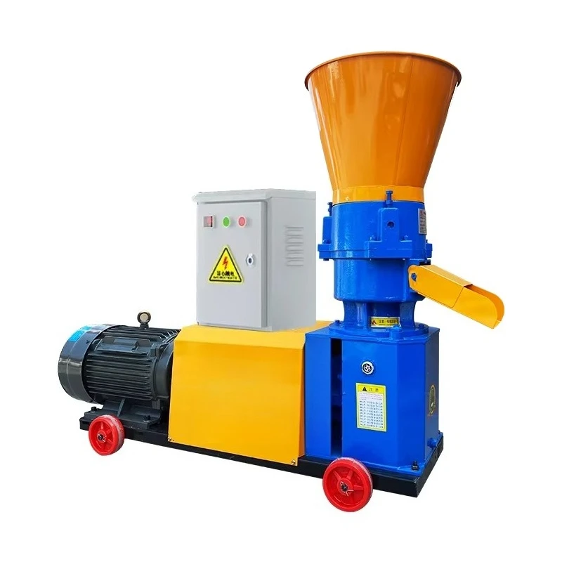 Livestock and poultry feed pelletizer floating for livestock and poultry feed processing