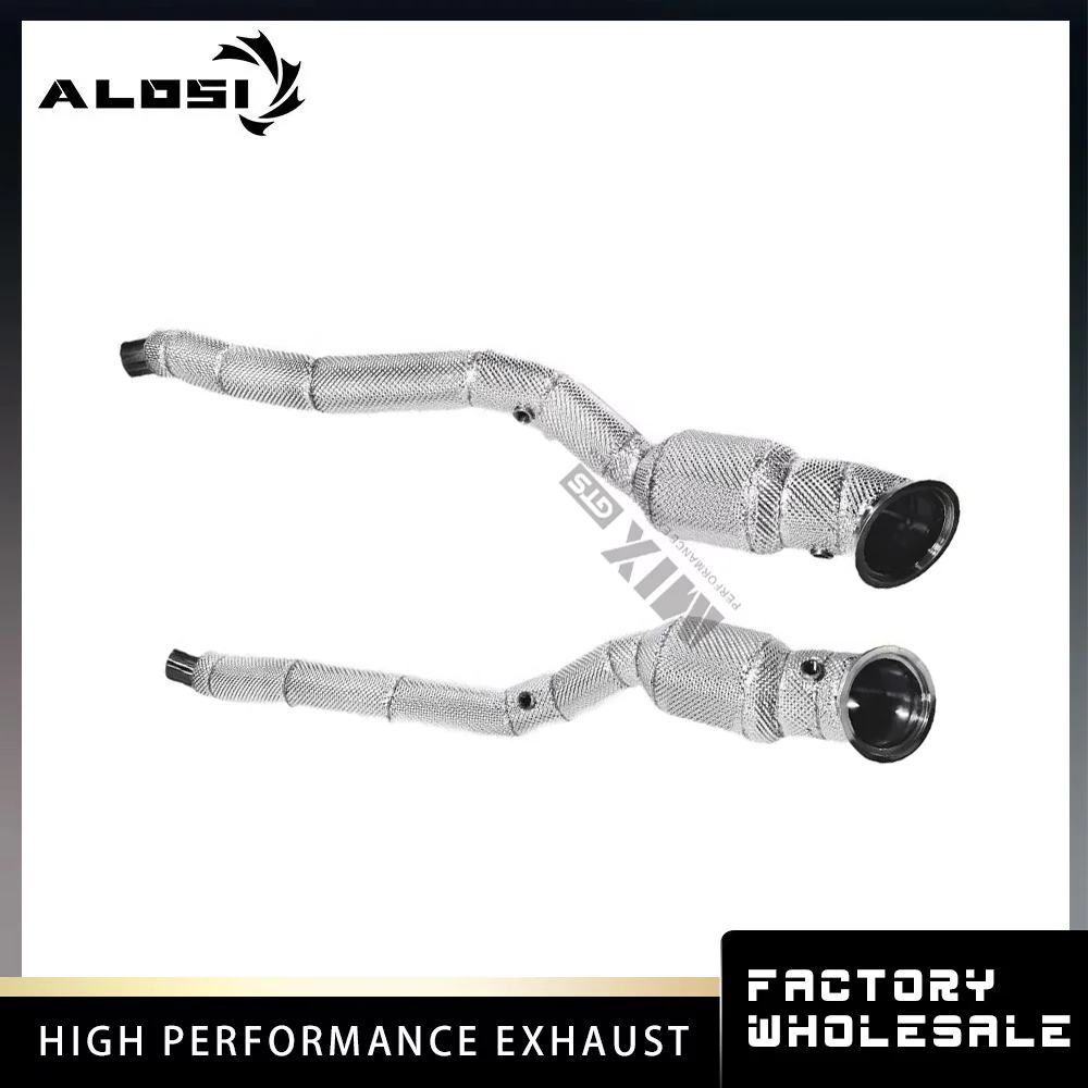 لفيراري F12 6.3 2012-2019 النازل عالية الأداء العادم تعديل أداء السباق تعزيز الطاقة #6