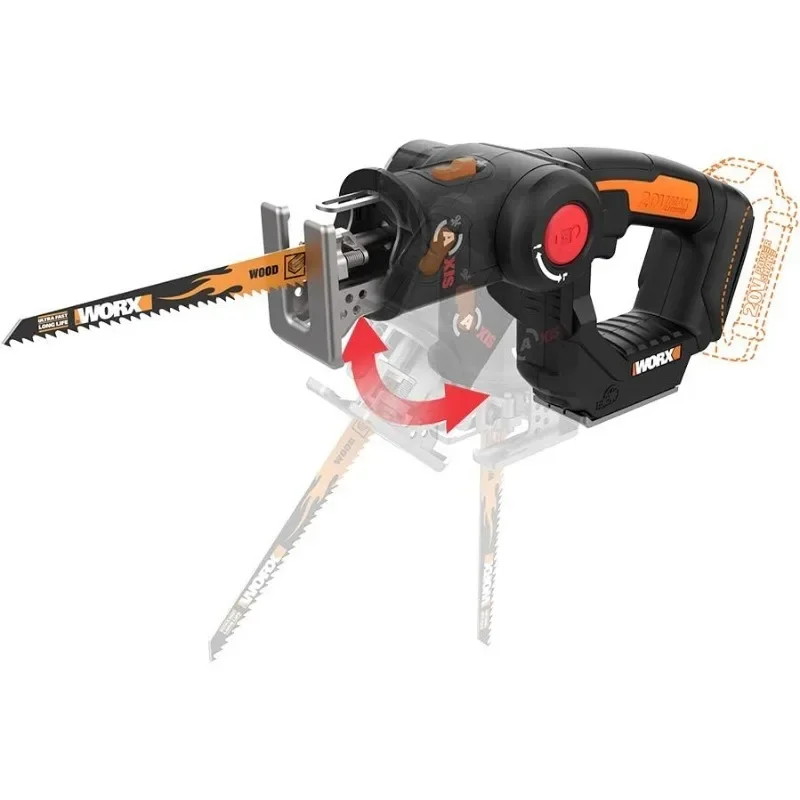 

Limited time promotion.WX550L.9 20V Power Share Axis Cordless Reciprocating & Jig Saw (Tool Only)