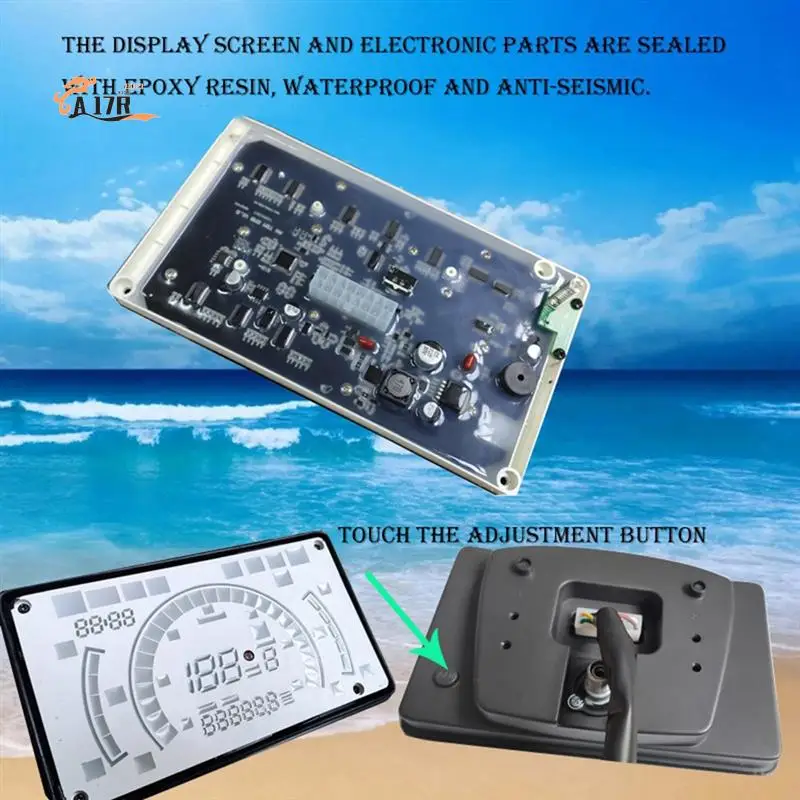 

A17R-Digital Meter Panel For ITALIKA EX125 FORZA125 Ft125 Speedometer Odometer Gauge Assy For Honda CG125