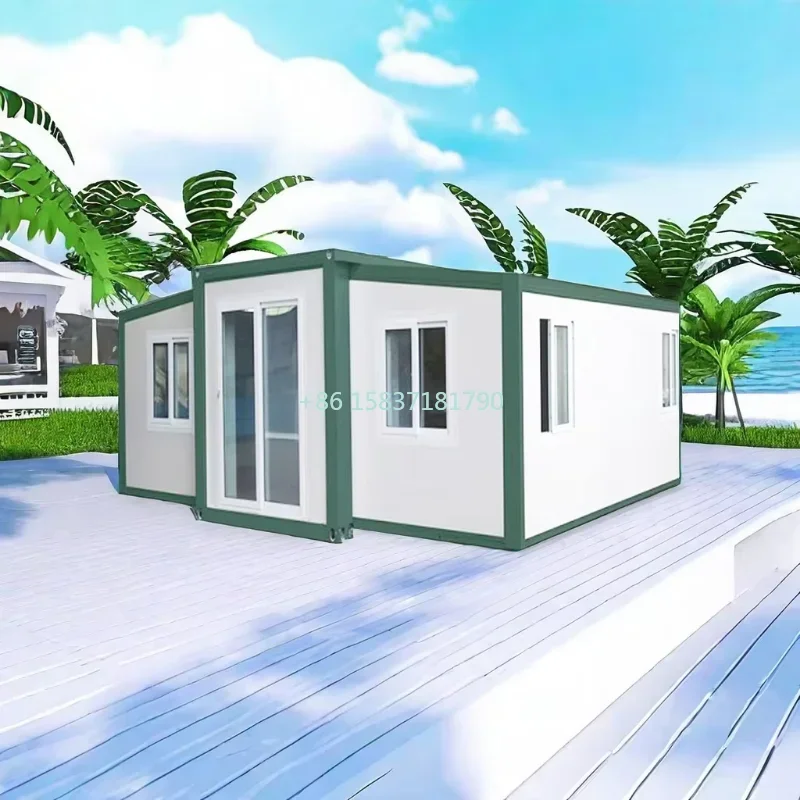 Popular Tiny Home Container House Prefab Expandable House Container Homes Double Wing Cheap Tiny Combined Container House for US